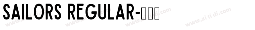 Sailors Regular字体转换